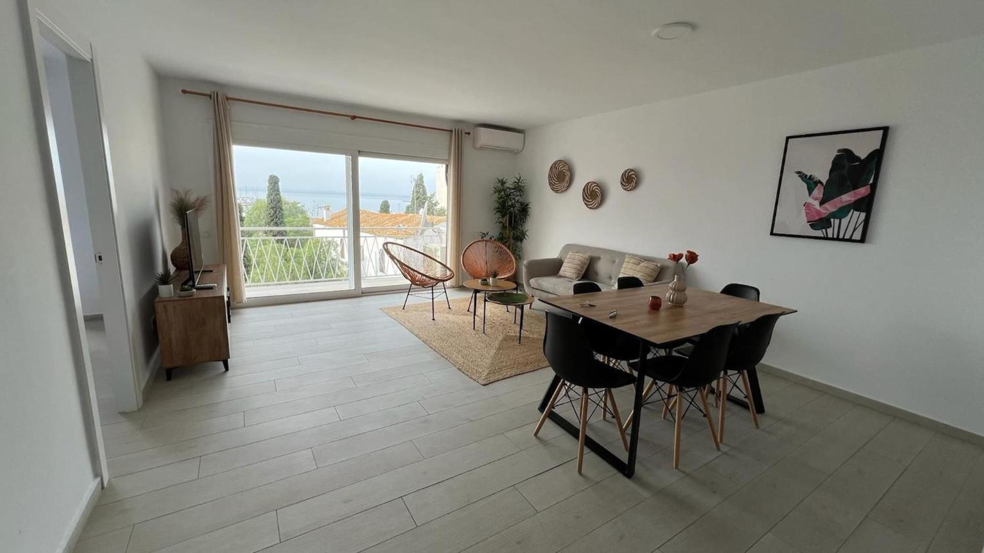 Apartamento Frente Al Mar Roses Esterno foto